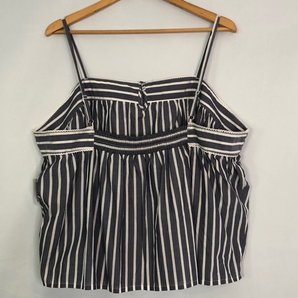 OLD NAVY Striped Smocked Pajama Cami Swing Top for Women Size XXL - Picture 8 of 12